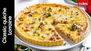 How to make classic quiche Lorraine [upl. by Airrehs]