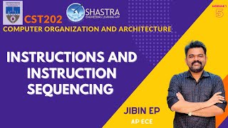 Instruction amp Instruction Sequencing  Computer Organization and Architecture CST202  KTU [upl. by Adham]