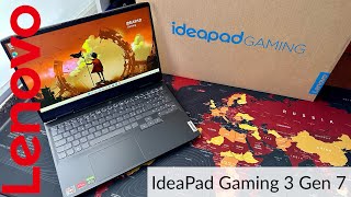 LENOVO IdeaPad Gaming 3 Gen 7 2023  Unboxing and HandsOn [upl. by Duer]