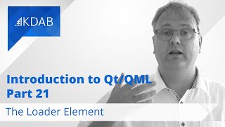 Introduction to Qt  QML Part 21  The Loader Element [upl. by Eceined438]