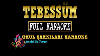 Tebessüm Aranjed By Turgut FULL KARAOKE [upl. by Atinob804]