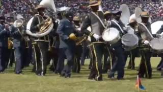 ZRP Police band live performance during the 37th Independence celebrations 263Chat [upl. by Auhesoj]