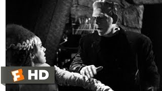 The Monster Meets His Bride  Bride of Frankenstein 1010 Movie CLIP 1935 HD [upl. by Eeznyl759]