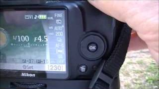 Nikon D3000 Aperture Priority Explained [upl. by Nellek]