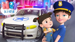 Polis Arabası şarkısı 🚔 Police çizgi film 🚓 HeyKids  Çoçuk Şarkıları [upl. by Merriott505]