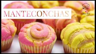 Recipe for Manteconchas aka Concha Cupcakes Mexican Sweet Bread made with Bread Stamps [upl. by Quintus622]