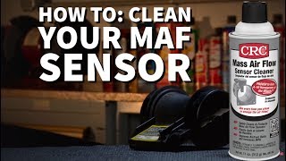 CRC Mass Air Flow MAF Sensor Cleaner Instructional Video [upl. by Gabriell]