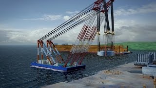 This Floating Crane Can Lift Up To 3600 Tons [upl. by Bowles447]