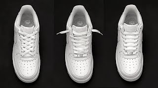 4 Cool Ways How to Lace Nike Air Force 1 Nike Air Force 1 Lacing [upl. by Pedrotti]