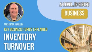 Inventory Turnover  ALevel IB amp BTEC Business [upl. by Lrub]