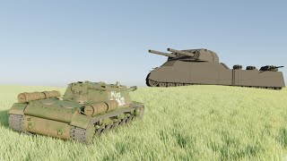 SU152 VS P1000 RATTE [upl. by Elfstan]