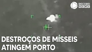 Destroços de mísseis russos atingem portos ucranianos [upl. by Madi]