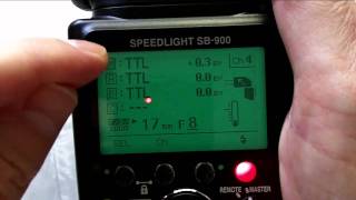 Nikon SB900 Flash MasterCommander Settings [upl. by Niltak648]