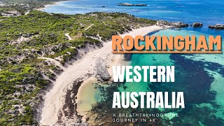 Rockingham Western Australia A Breathtaking Drone Journey in 4K [upl. by Ttik]