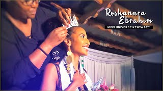 MISS UNIVERSE KENYA CROWNING MOMENTS [upl. by Edgerton]