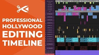 How Professional Hollywood Editors Set Up a Timeline  Video Editing Tutorial [upl. by Norel]