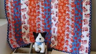 How To Sew An Easy Strip Quilt [upl. by Naivatco665]