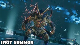 Final Fantasy 7 REMAKE  Ifrit Summon [upl. by Naleek]