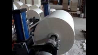 Reel paper sheet cutting machine with automatic stacking [upl. by Randee42]