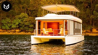 6 INCREDIBLE Houseboats  Homes on Water [upl. by Pontius]