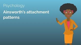 Ainsworths Attachment Patterns  Alevel Psychology Revision Video  Study Rocket [upl. by Urina81]