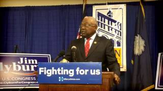 US Rep Jim Clyburn endorses Hillary Clinton [upl. by Gnuh]