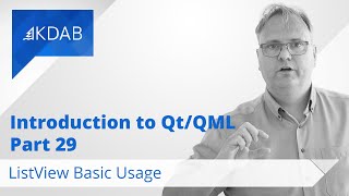 Introduction to Qt  QML Part 29  ListView Basic Usage [upl. by Ardath409]