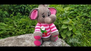 TUTORIAL DE ELEFANTE A CROCHET PASO A PASO PRIMERA PARTE [upl. by Yreva]