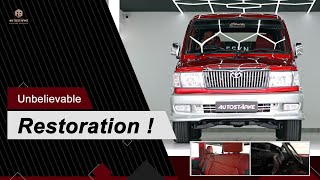 Unbelievable Toyota Qualis Complete Restoration  Autostarke [upl. by Devland]