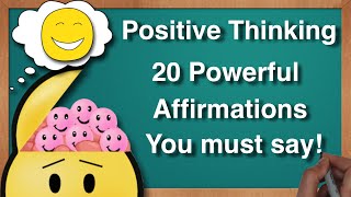 Affirmations for Positive Thinking [upl. by Kovacs]