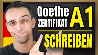 Goethe Zertifikat A1 SCHREIBEN  How to pass the written part  German A1 Goethe Exam [upl. by Laurin]