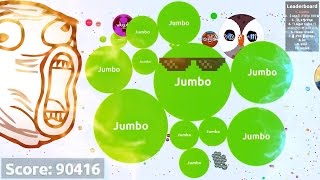 Agario 90K Score  SOLO AGARIO GAMEPLAY [upl. by Otreblaug]