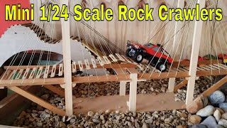 124 Mini Rock Adventure Scale Crawler Course Paddlesworth Rc Trail 4x4 Action  Axial JUST BUILT [upl. by Abigail]