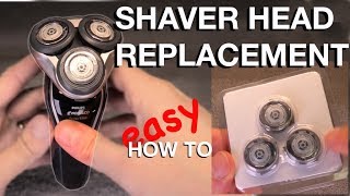 PHILIPS NORELCO SHAVER HEAD REPLACEMENT  HOW TO 4K [upl. by Moclam]