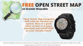 Garmin Free Open Street Map Installation [upl. by Anyotal]