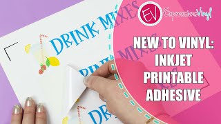 New To Vinyl  How to use Inkjet Printable Adhesive Vinyl [upl. by Gerik689]