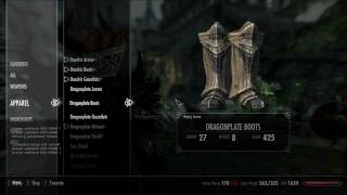 Skyrim How to get Daedric ArmourWeapons cheat codes [upl. by Ellennahs]