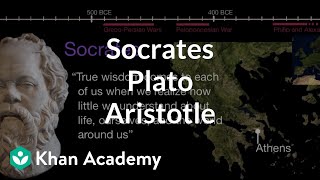 Socrates Plato Aristotle  World History  Khan Academy [upl. by Yrannav]