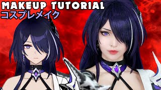 ☆ Acheron Cosplay Makeup Tutorial Honkai Star Rail ☆ [upl. by Gnil]