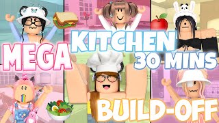 MEGA Kitchen BuildOff 30 MINUTES Panda Vs 5 FANS [upl. by Enileda]