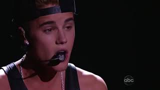 Justin Bieber  As Long As You Love MeBeauty And A Beat 2012 American Music Awards HD [upl. by Nnairrehs]