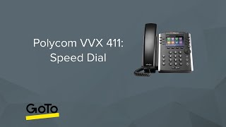 Polycom VVX 411 Speed Dial Keys [upl. by Enylekcaj961]