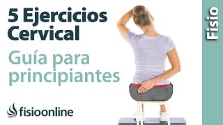 5 Ejercicios fáciles para cervicales  GUIA PARA PRINCIPIANTES [upl. by Earased]