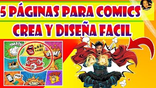 5 páginas para crear COMICS EN LÍNEA [upl. by Ynez]