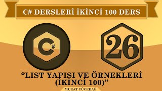 C Ders 26 List Yapısı ve Örnekleri İkinci 100 [upl. by Orhtej542]