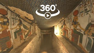 360° Ancient Egypt Nefertari Pyramid Tomb  Journey into afterlife  VR Gameplay  Free Game [upl. by Ayalahs]