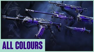 REAVER SKINS SHOWCASE ALL COLOURS  VALORANT REAVER COLLECTION [upl. by Nikaniki]