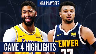 LAKERS vs NUGGETS GAME 4  Full Highlights  2020 NBA Playoffs [upl. by Cleavland]