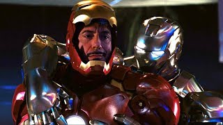 Iron Man vs Rhodey  Party Fight Scene  IronMan 2 2010 Movie CLIP HD [upl. by Schuyler]