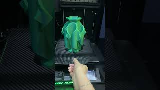 Curlicue Vase by Clockspring 3D Printed on Kingroon KLP1 3D Printer [upl. by Koller]